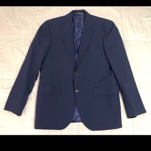 Ted Baker Blazer Mens 40S Navy Blue 100% Wool Jay CT Jacket Sport Coat Union